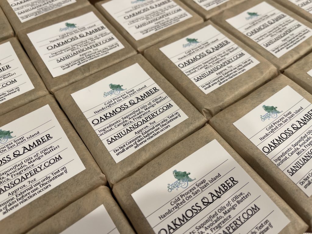 A close up of some boxes with labels