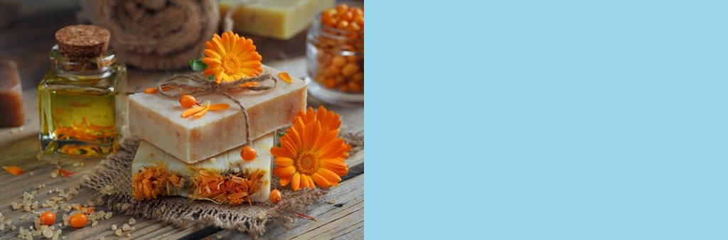 A close up of some soap on top of a table